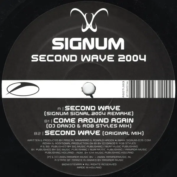 Album cover for Second Wave 2004 by Signum