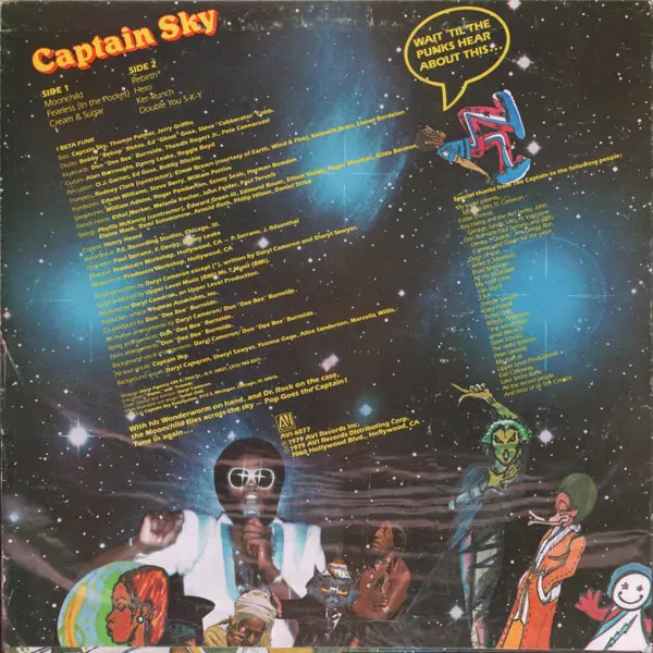 Captain Sky - Pop Goes The Captain, Funk / Soul, Disco, Funk, 1979 - AVI Records, US, Vinyl 1x LP, Album