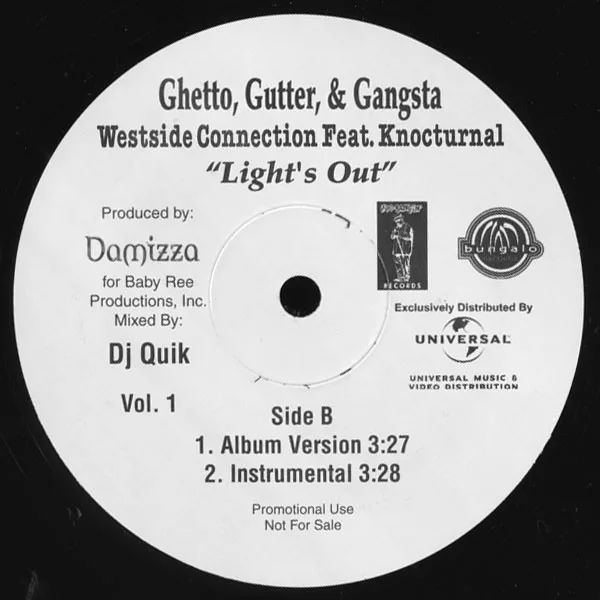 Album cover for Light's Out by Westside Connection Feat. Knoc-Turn'al