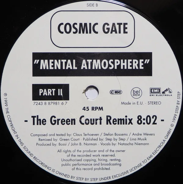 Album cover for Mental Atmosphere (Part II) by Cosmic Gate