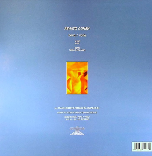 Renato Cohen - Nova / Vodu, Electronic, Techno, 2005 - Sino, Hong Kong, Vinyl 1x 12", 45 RPM