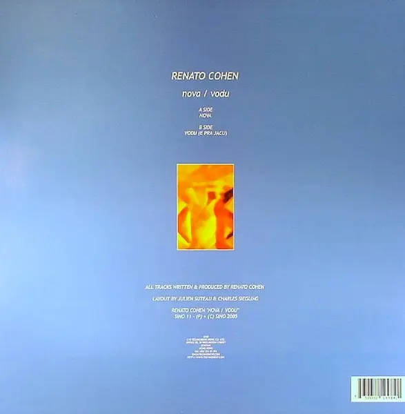 Renato Cohen - Nova / Vodu, Electronic, Techno, 2005 - Sino, Hong Kong, Vinyl 1x 12", 45 RPM