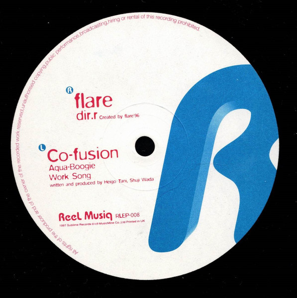 Flare / Co-Fusion - Dir.r, Electronic, Techno, 1997 - Reel Musiq, Japan, Vinyl 1x 12", 33 ⅓ RPM