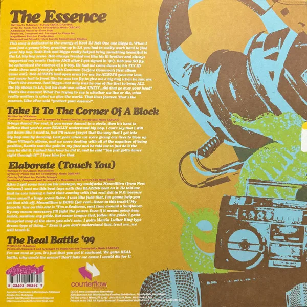 Album cover for The Essence by Panda One