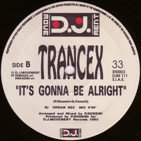 Album cover for It's Gonna Be Alright by Trancex