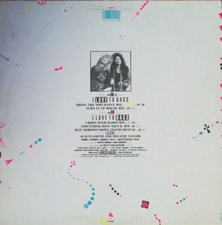 Album cover for I Love To Bass by Bardeux