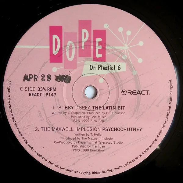 Album cover for Dope On Plastic! 6 by Various