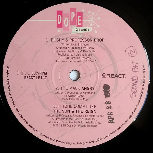 Album cover for Dope On Plastic! 6 by Various