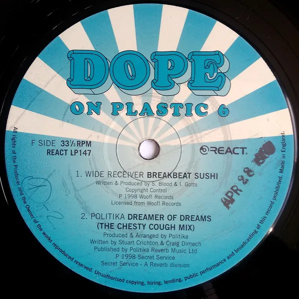 Album cover for Dope On Plastic! 6 by Various