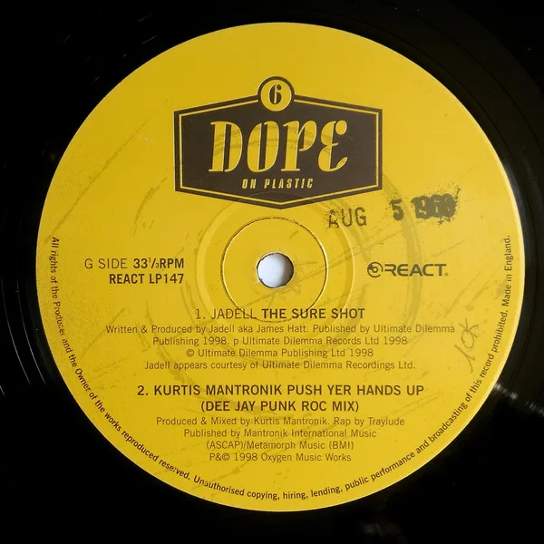 Album cover for Dope On Plastic! 6 by Various