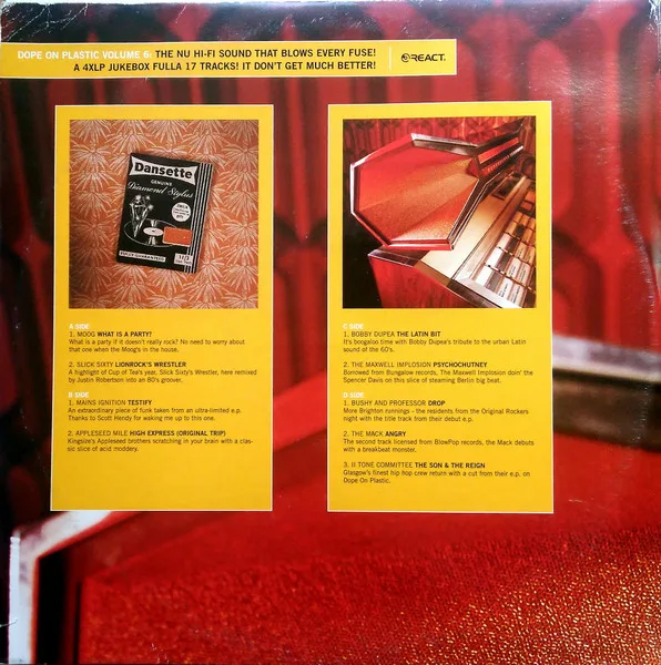 Album cover for Dope On Plastic! 6 by Various