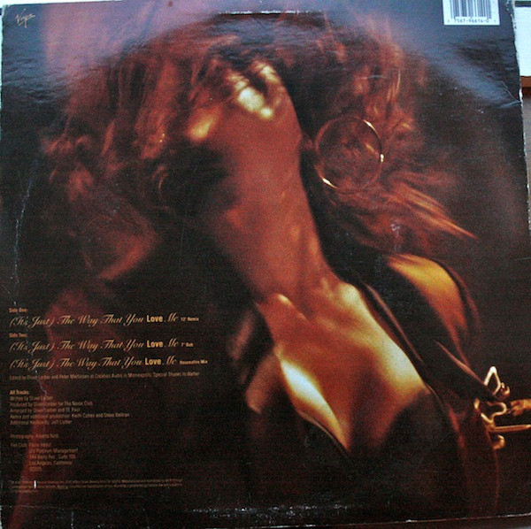 Paula Abdul - (It's Just) The Way That You Love Me - 1988 - House, Synth-pop - Virgin - Vinyl 1x 12", Single, 45 RPM Orange L