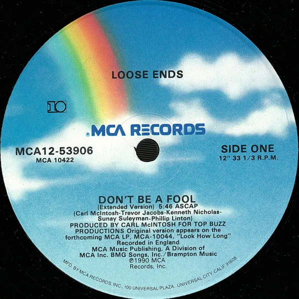 Album cover for Don't Be A Fool by Loose Ends