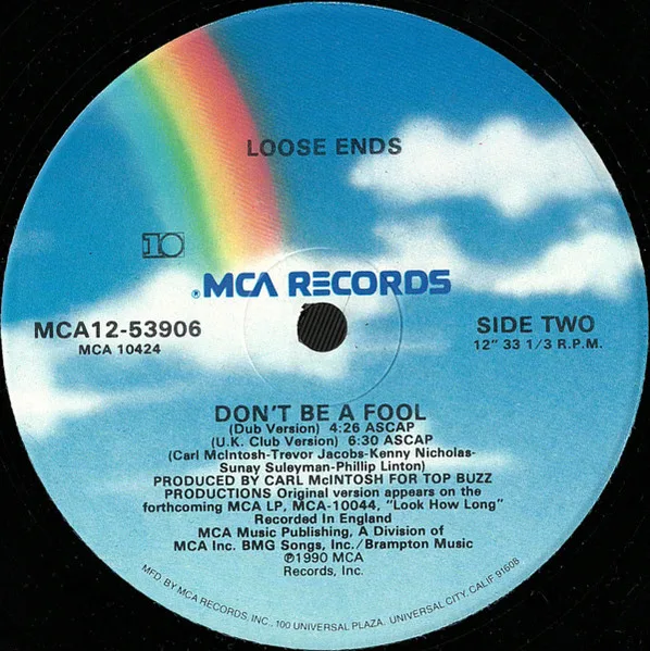 Album cover for Don't Be A Fool by Loose Ends
