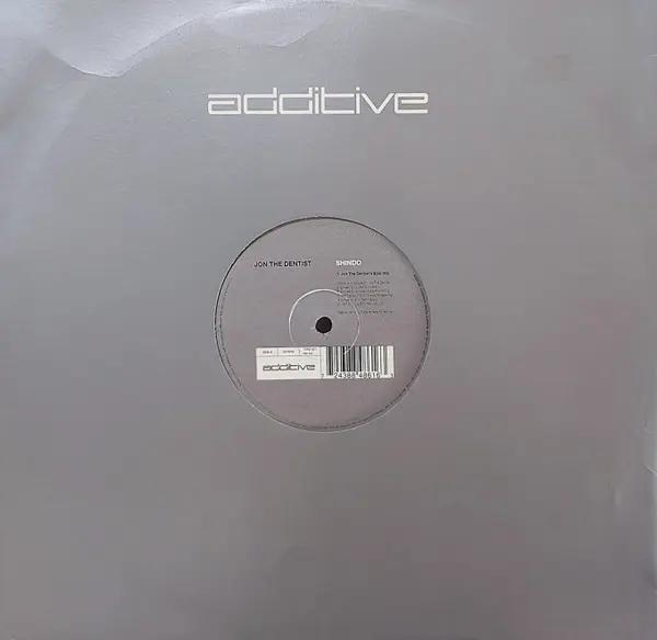 Jon The Dentist - Shindo, Electronic, Hard House, Progressive Trance, Techno, 1997 - Additive, UK, Vinyl 1x 12", 33 ⅓ RPM