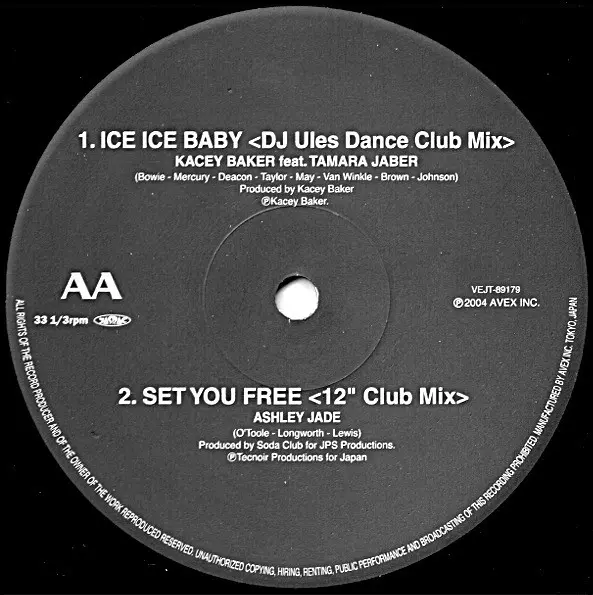 Karma Club / Kacey Baker Feat. Tamara Jaber / Ashley Jade - Lucky Star / Ice Ice Baby (DJ Ules Dance Club Mix) / Set You Free