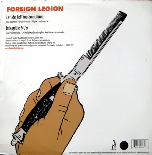 Album cover for Let Me Tell You Something / Intangible MC's by Foreign Legion (2)