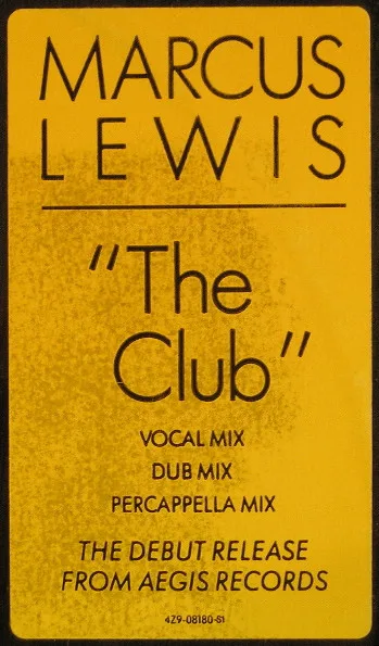 Album cover for The Club by Marcus Lewis