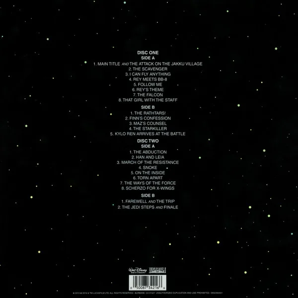 Album cover for Star Wars: The Force Awakens (Original Motion Picture Soundtrack) by John Williams (4)
