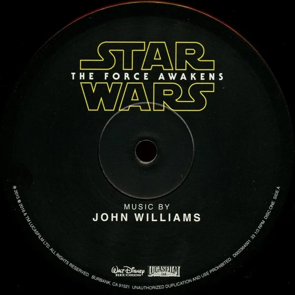 Album cover for Star Wars: The Force Awakens (Original Motion Picture Soundtrack) by John Williams (4)