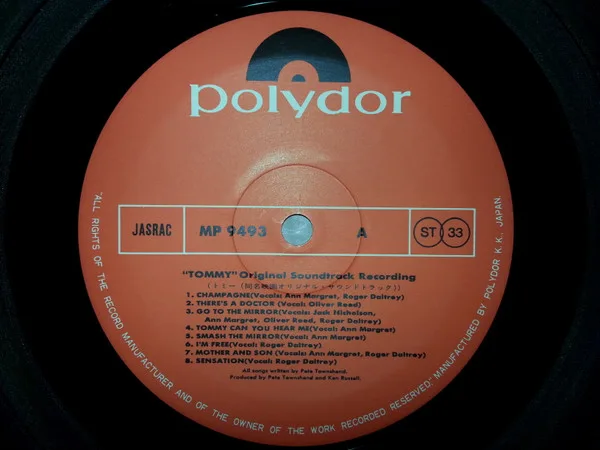 Album cover for Tommy (Original Soundtrack Recording) by Various