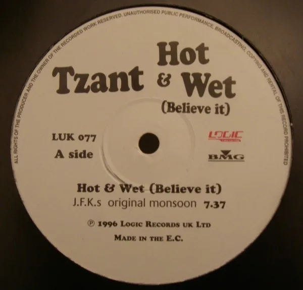 Album cover for Hot & Wet (Believe It) by Tzant