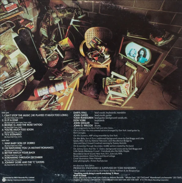 Album cover for War Babies by Daryl Hall & John Oates