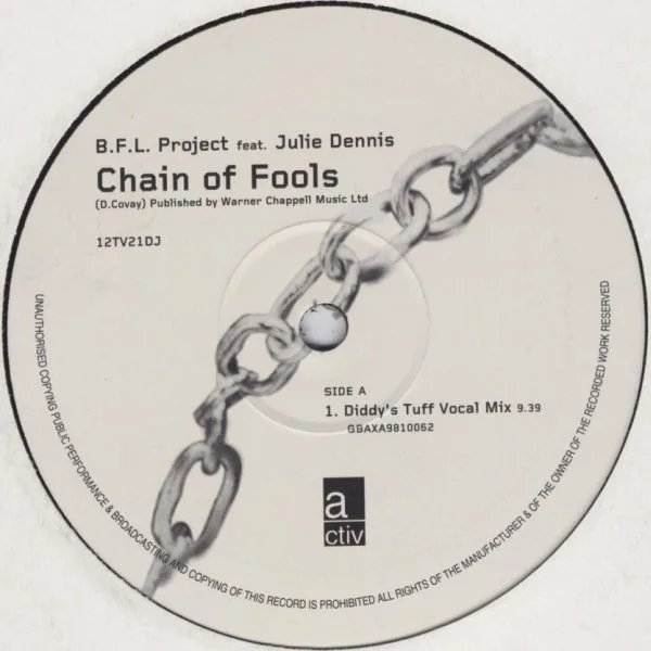 Album cover for Chain Of Fools by B.F.L. Project feat. Julie Dennis