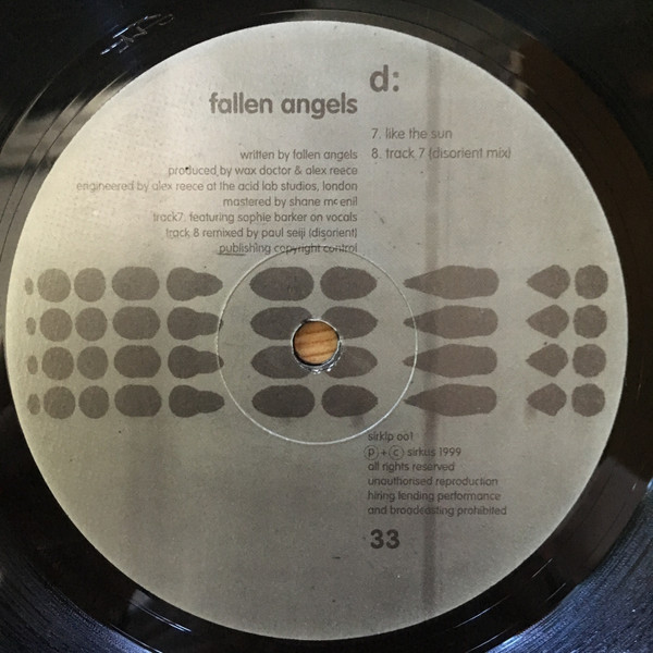 Fallen Angels - Part One, Electronic, Drum n Bass, 1999 - Sirkus, UK, Vinyl 2x 12", 33 ⅓ RPM, Album