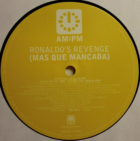 Album cover for Mas Que Mancada by Ronaldo's Revenge