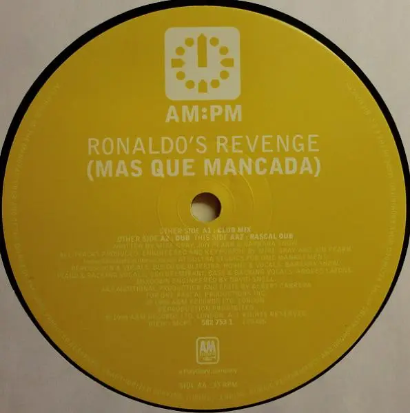 Album cover for Mas Que Mancada by Ronaldo's Revenge