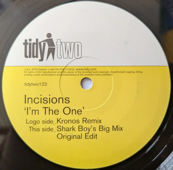 Album cover for I'm The One by Incisions