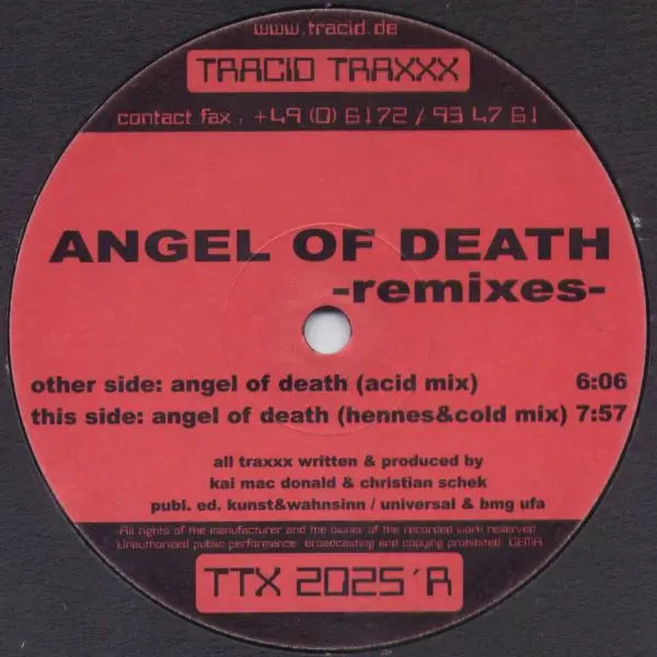 Album cover for Angel Of Death -Remixes- by Angel Of Death