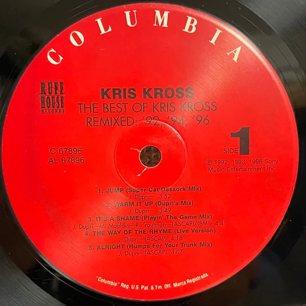 Album cover for The Best Of Kris Kross - Remixed - 92, 94, 96 by Kris Kross