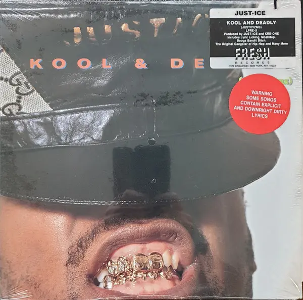 Just-Ice - Kool & Deadly (Justicizms), Hip Hop, Hardcore Hip-Hop, Ragga HipHop, 1987 - Fresh Records, US, Vinyl 1x LP, Album