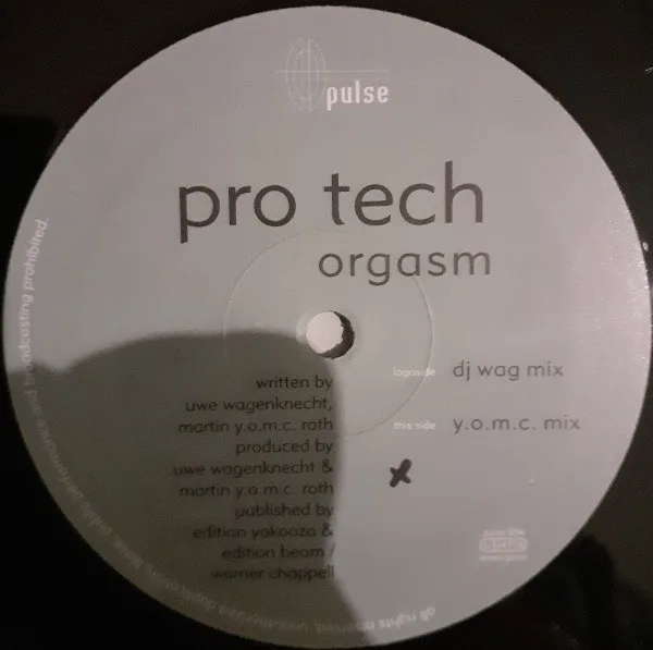 Album cover for Orgasm by Pro-Tech
