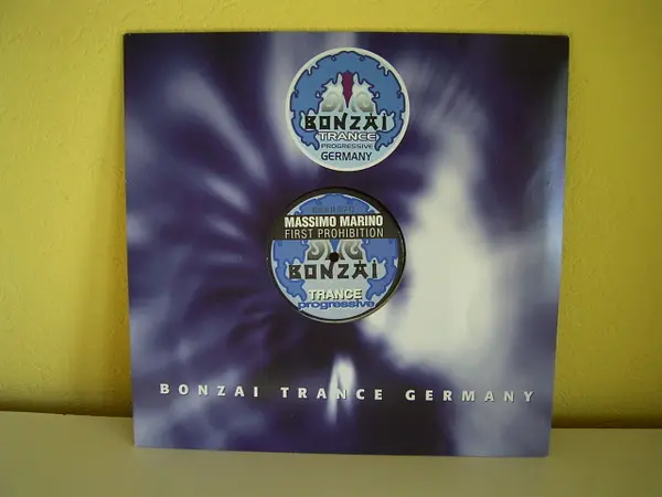 Marino Massimo - First Prohibition, Electronic, Progressive Trance, 1999 - Bonzai Trance Germany, Germany, Vinyl 1x 12"