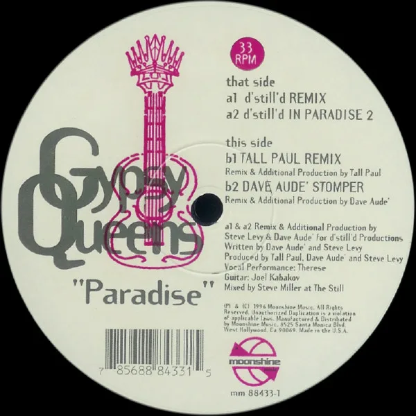 Album cover for Paradise by Gypsy Queens