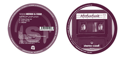 Mendo & Chab - Afrofunfunk, Electronic, Progressive House, Tribal House, 2003 - Stereo Cool!, Spain, Vinyl 1x 12", 33 ⅓ RPM