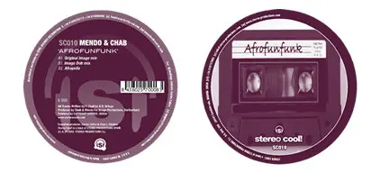 Mendo & Chab - Afrofunfunk, Electronic, Progressive House, Tribal House, 2003 - Stereo Cool!, Spain, Vinyl 1x 12", 33 ⅓ RPM