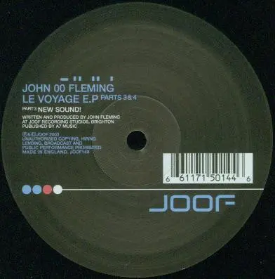 Album cover for Le Voyage E.P Parts 3 & 4 by John '00' Fleming