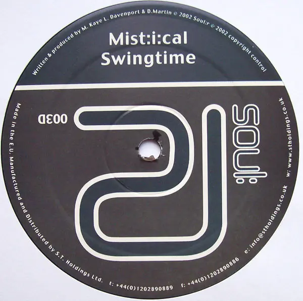 Mist:i:cal - Mistical Dub EP, Electronic, Drum n Bass, 2002 - Soul:r, UK, Vinyl 2x 12", 45 RPM, EP