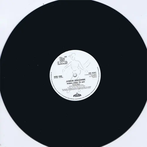 Junior (2) - Mama Used To Say / Too Late - 1992 - Disco, Funk, Vocal - Old Gold (2) - Vinyl 1x 12", 45 RPM