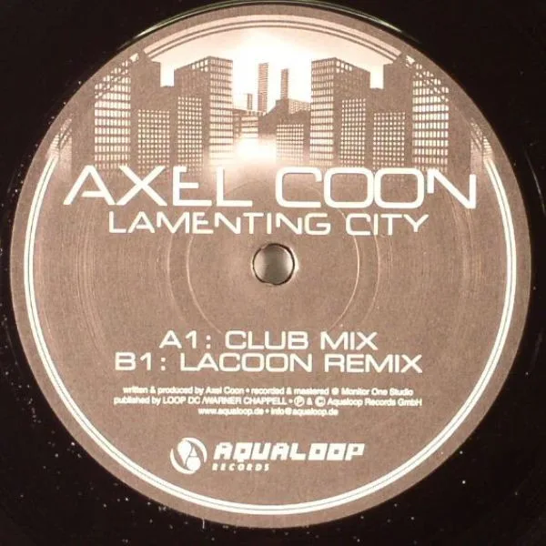 Album cover for Lamenting City by Axel Coon