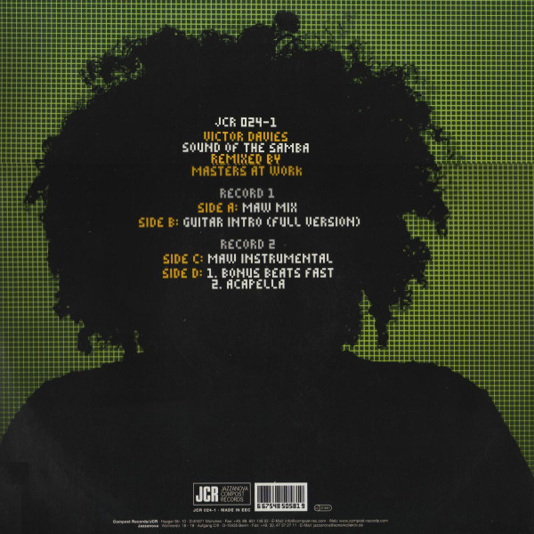 Album cover for Sound Of The Samba (Remixed By Masters At Work) by Victor Davies