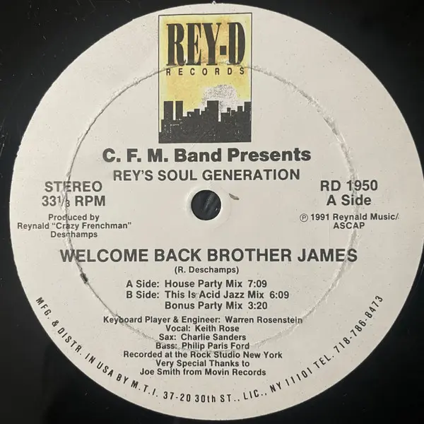Welcome Back Brother James