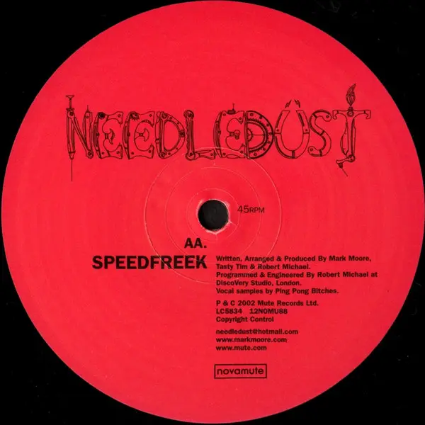Needledust - Wuh! / Speedfreek, Electronic, Techno, 2002 - NovaMute, UK, Vinyl 1x 12", 45 RPM