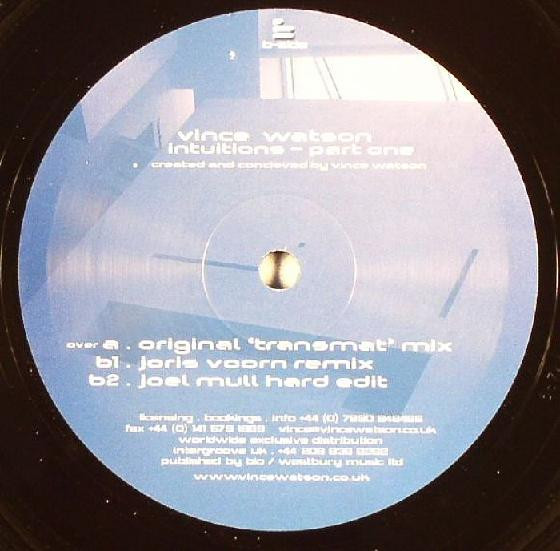 Vince Watson - Intuitions (Part One), Electronic, Techno, 2005 - Bio, UK, Vinyl 1x 12", 33 ⅓ RPM, 45 RPM