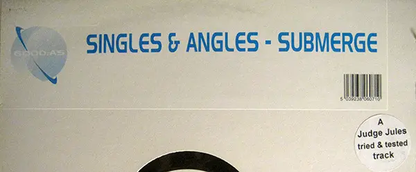Singles & Angles - Submerge, Electronic, Trance, 2000 - good:as, UK, Vinyl 1x 12"