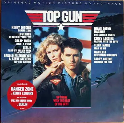 Various - Top Gun (Original Motion Picture Soundtrack), Rock, Stage & Screen, Pop Rock, Soundtrack, 1986 - CBS, Australia, Vi
